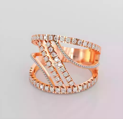 Wire Italian diamond ring 3dm stl render detail 3D print model Wire Italian diamond ring 3dm stl render detail 3D print model