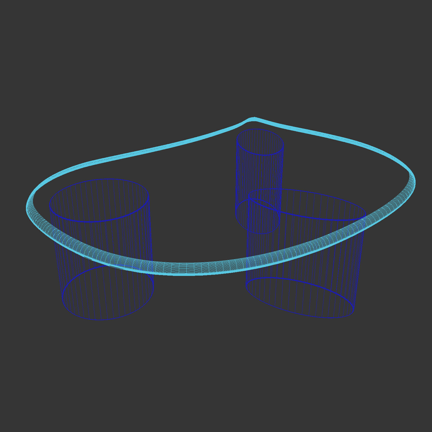 Teshima coffee table by Gianluca Pacchioni 3D model_10