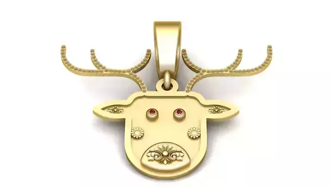 Reindeer Pendant
