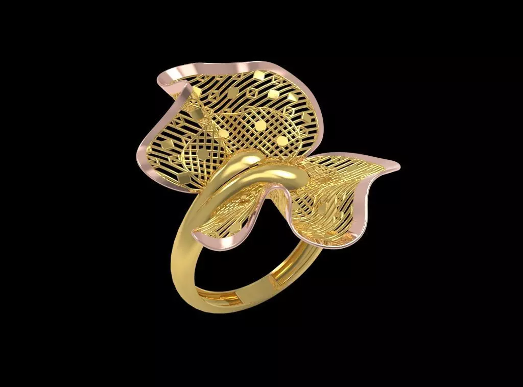Fusion Gold Rings RAB01 3D print model