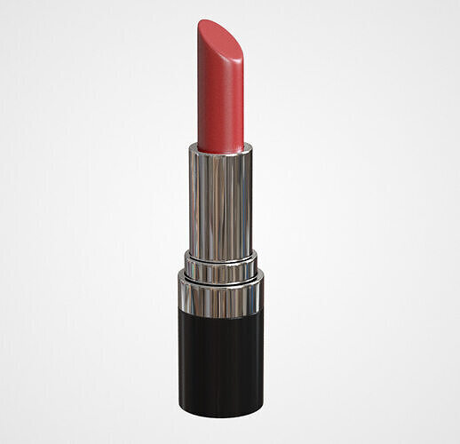 Lipstick Tube 3D Model  3D model
