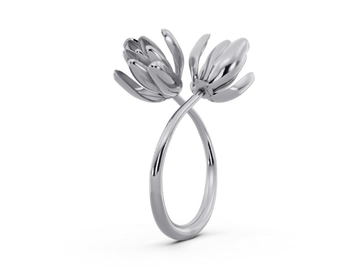 Magnolia 3D print model_9