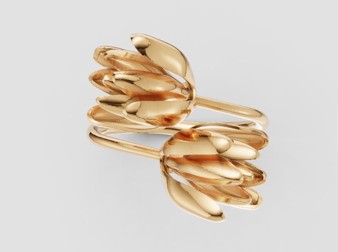 Magnolia 3D print model_8