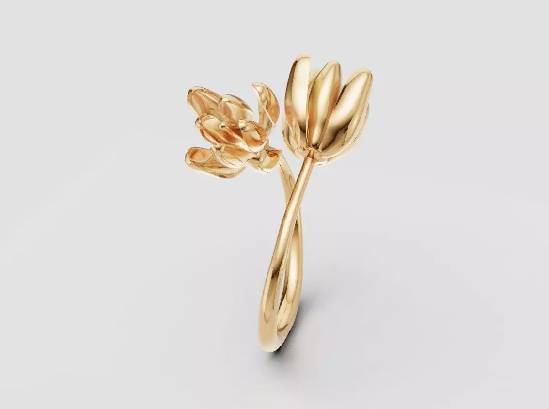 Magnolia 3D print model_0