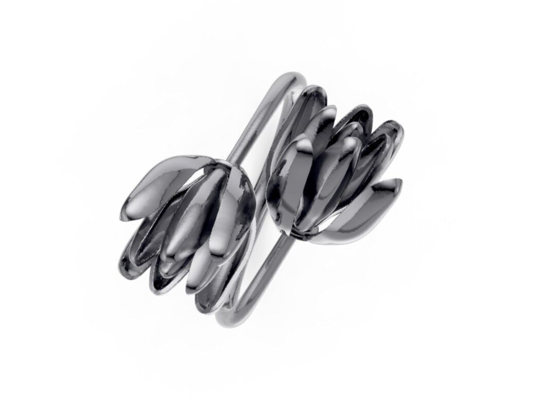 Magnolia 3D print model_6