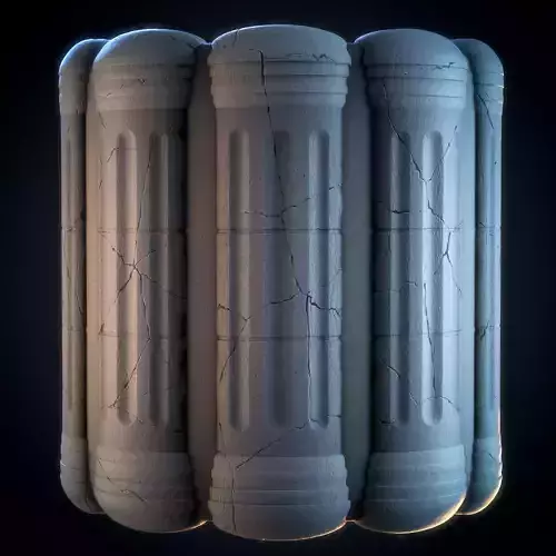 Pillar Stylized - Vol 01 - SBsar - Maps