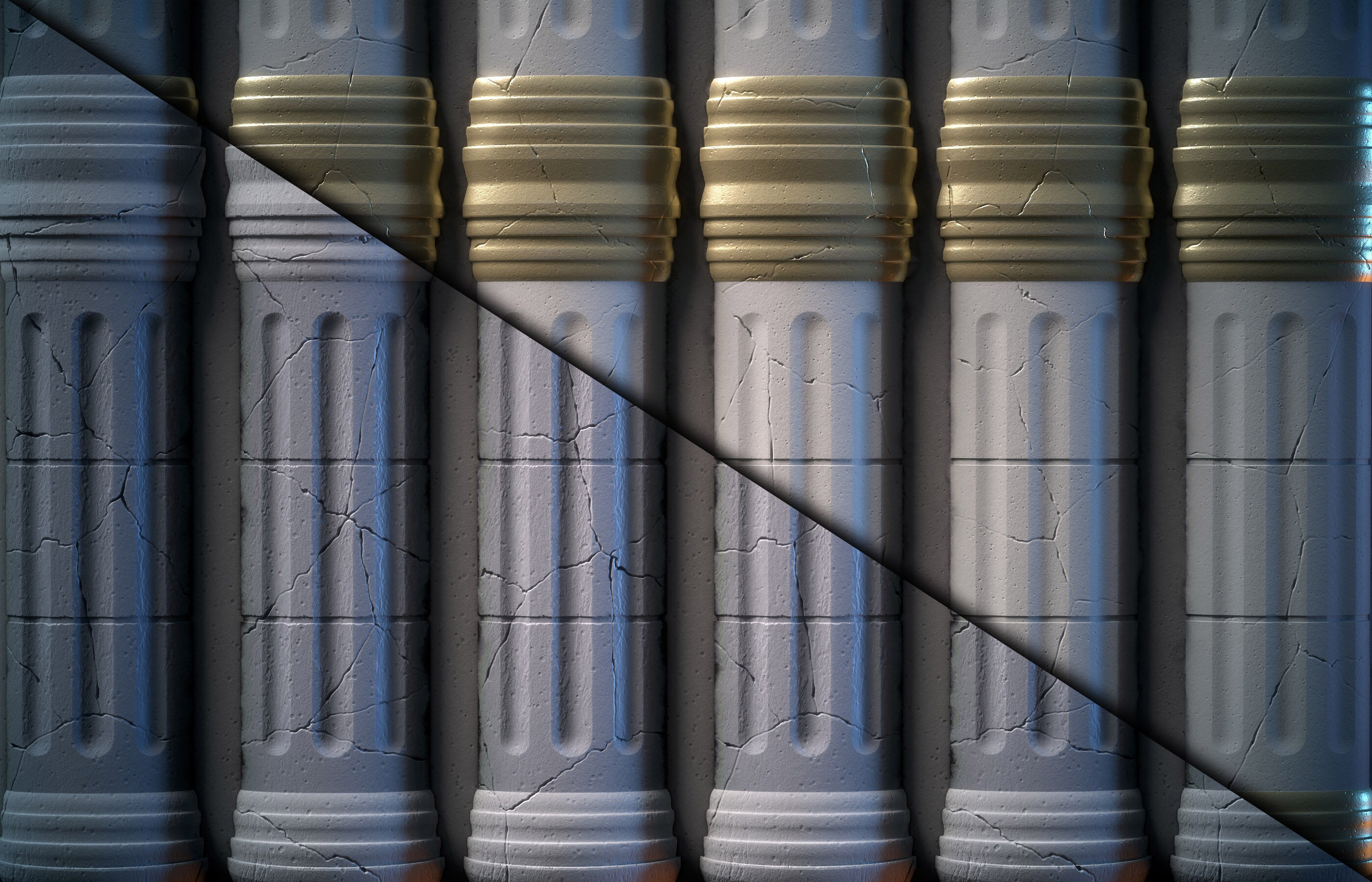 Pillar Stylized - Vol 01 - SBsar - Maps Texture_6