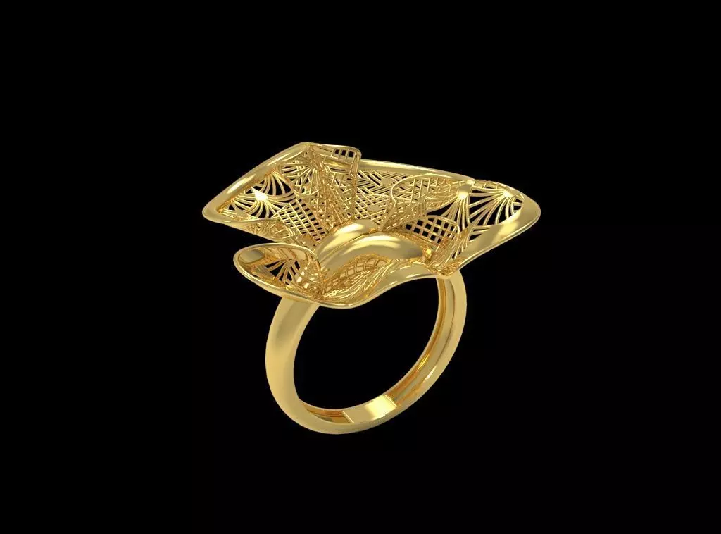 Fusion Gold Rings RAB04 3D print model
