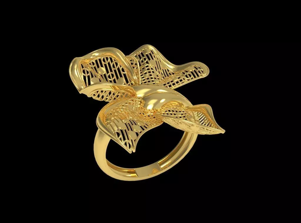 Fusion Gold Rings RAB06 3D print model