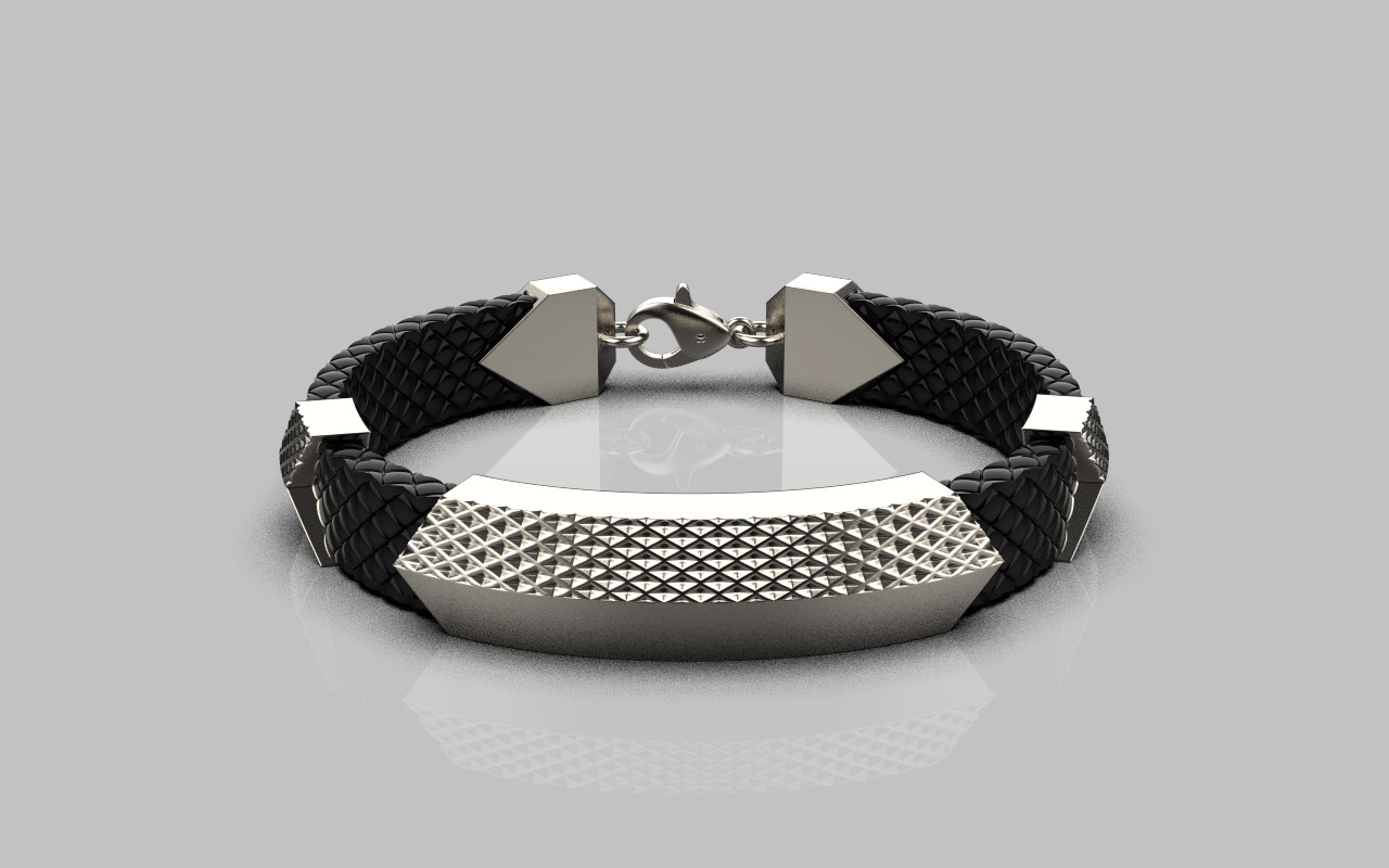 Man bracelet model 1328 3D print model_12