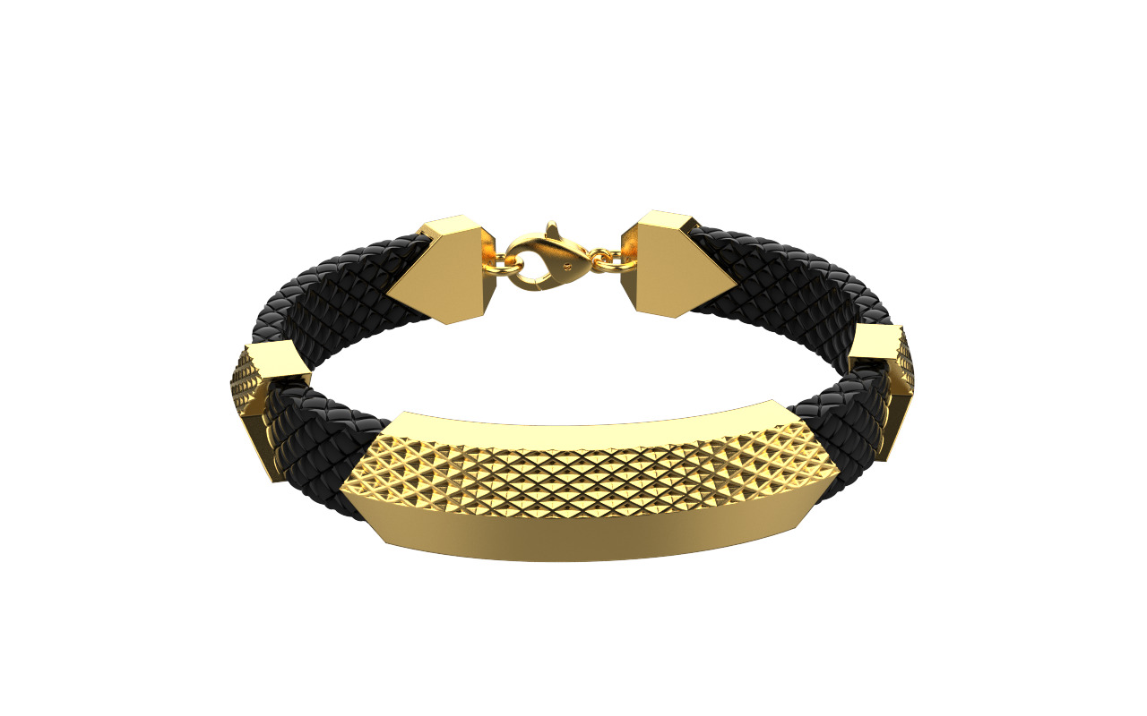 Man bracelet model 1328 3D print model_31
