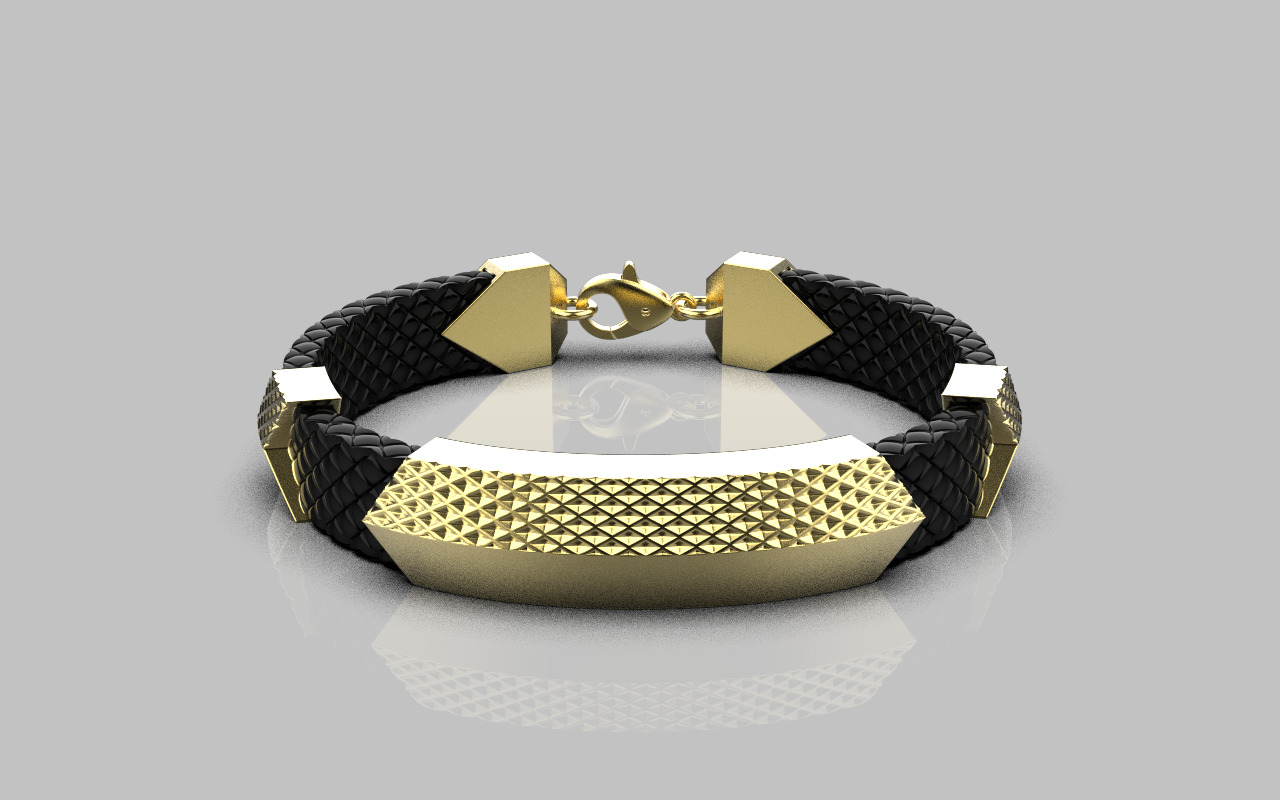 Man bracelet model 1328 3D print model_10