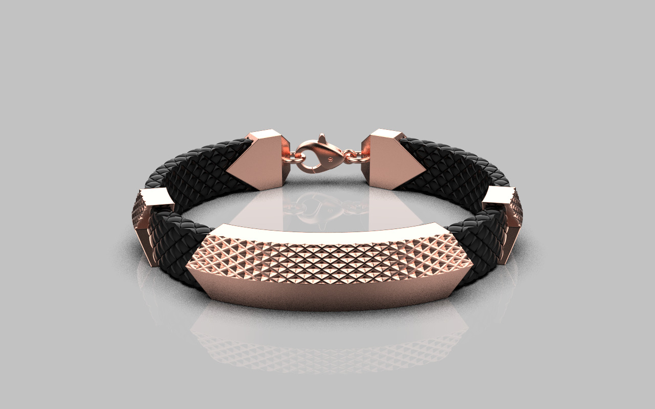 Man bracelet model 1328 3D print model_13