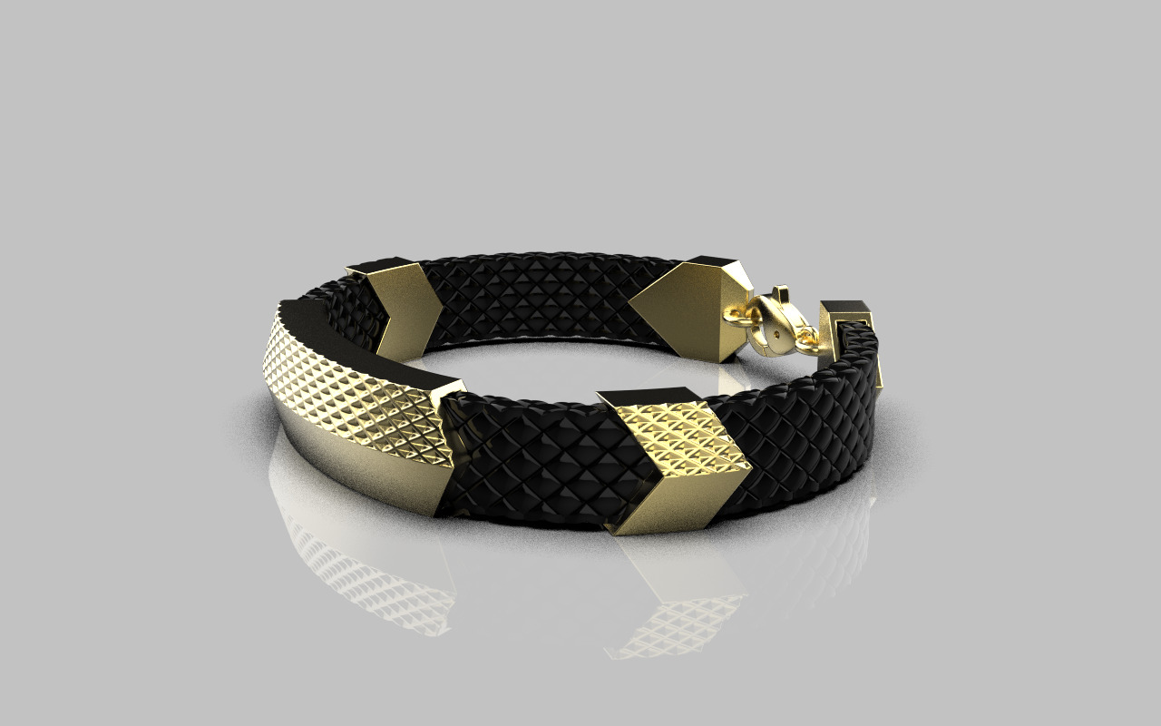 Man bracelet model 1328 3D print model_20