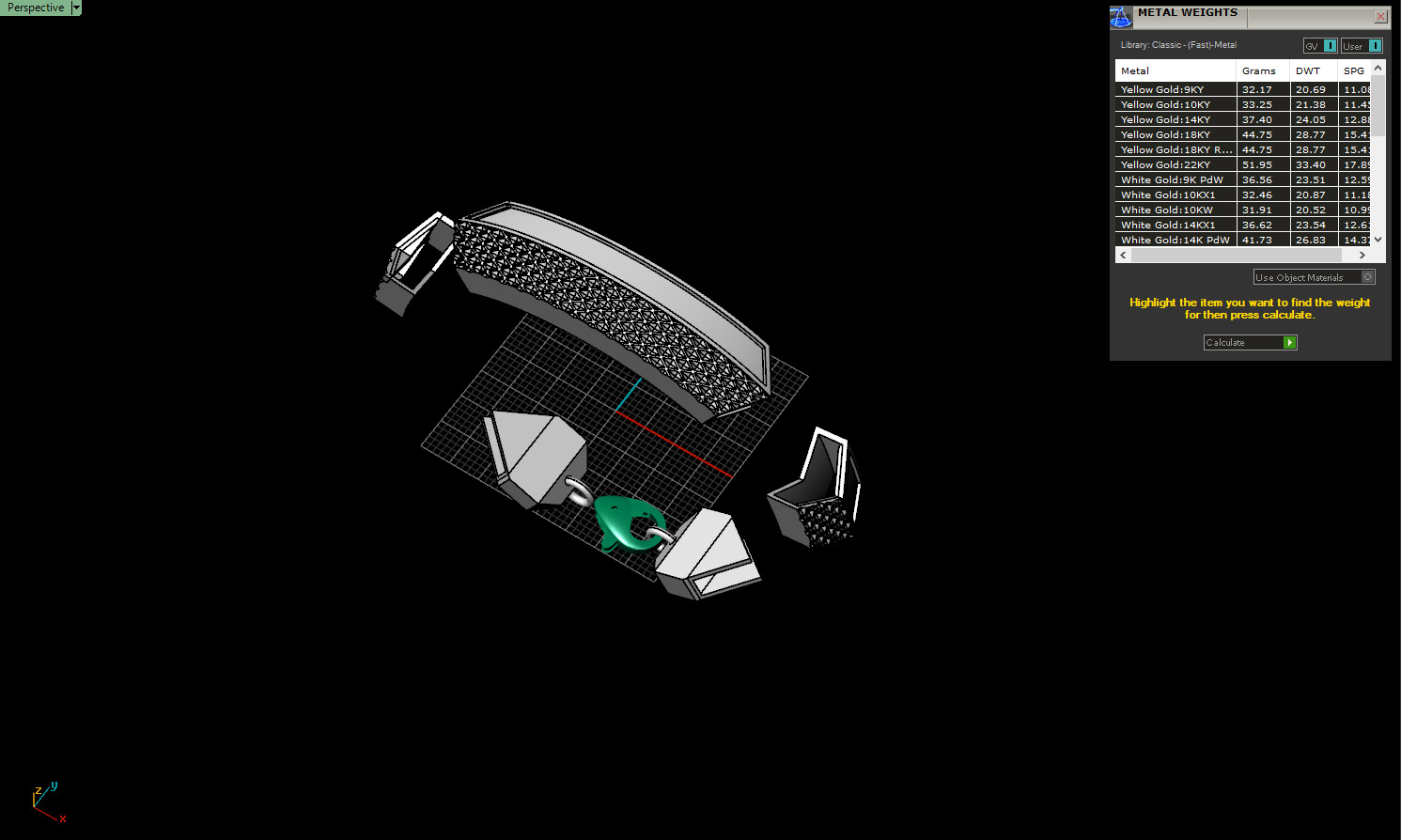 Man bracelet with enamel model 1329 3D print model_2