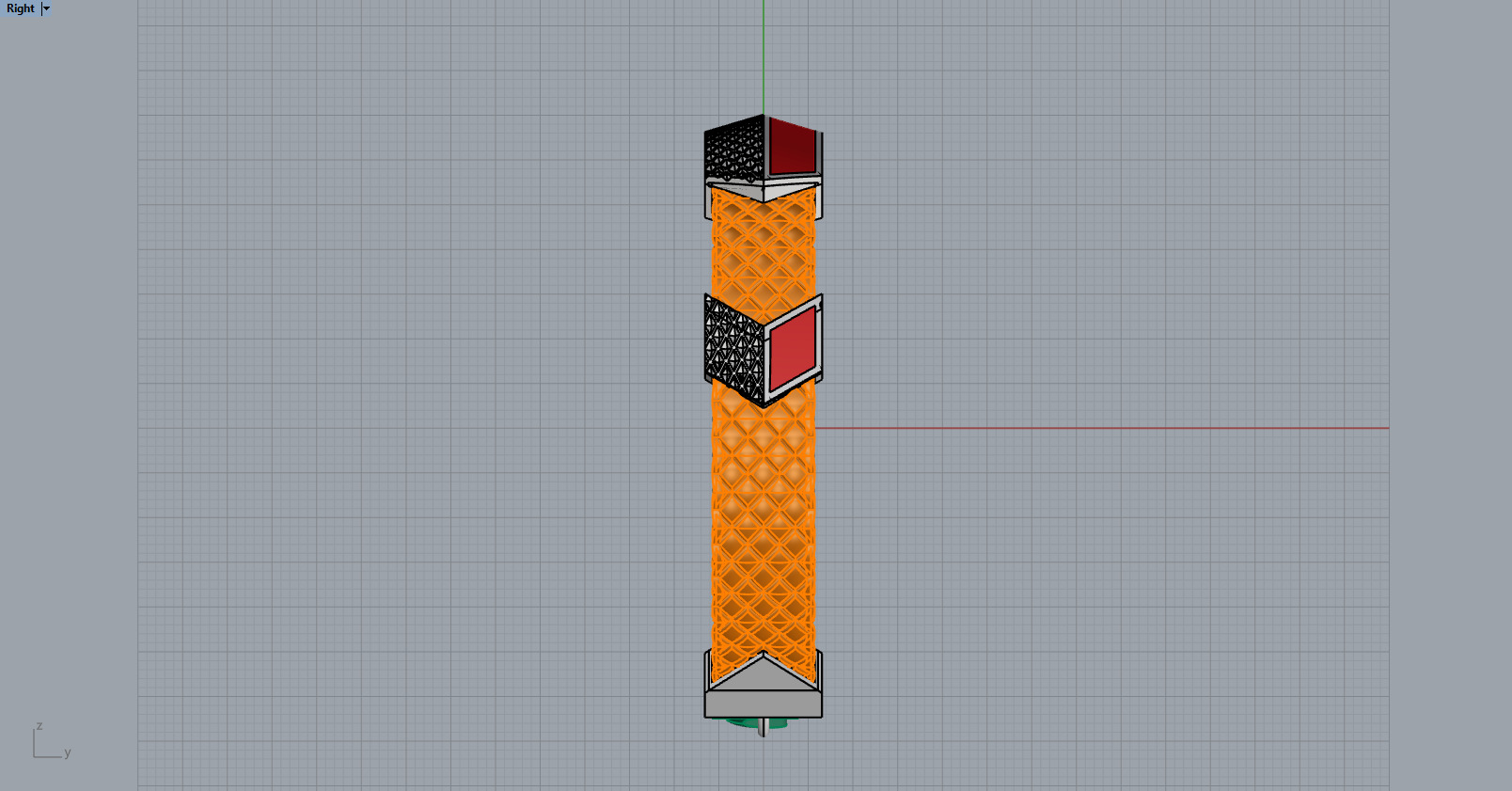 Man bracelet with enamel model 1329 3D print model_8