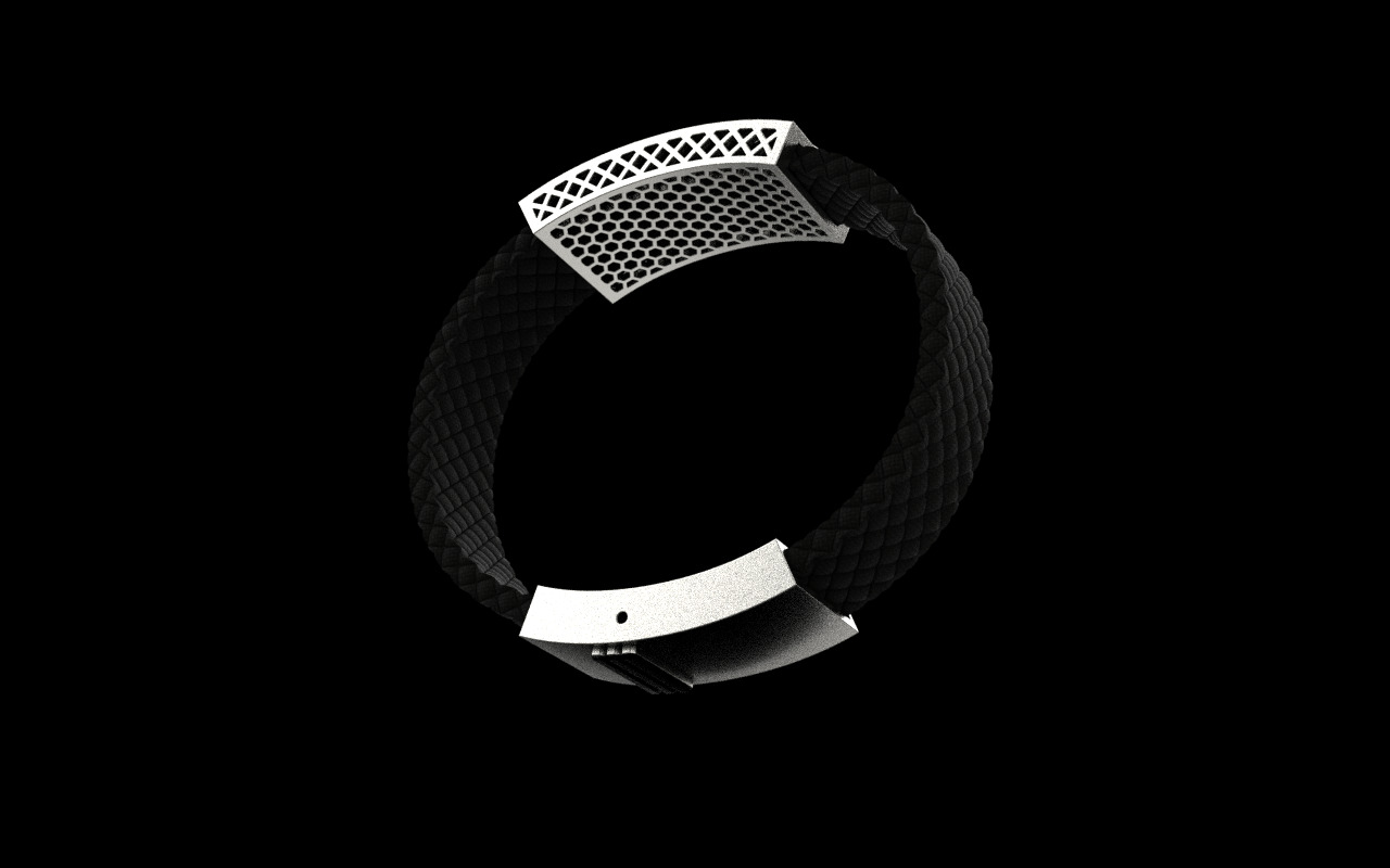 Man cross bracelet model 1331 3D print model_26