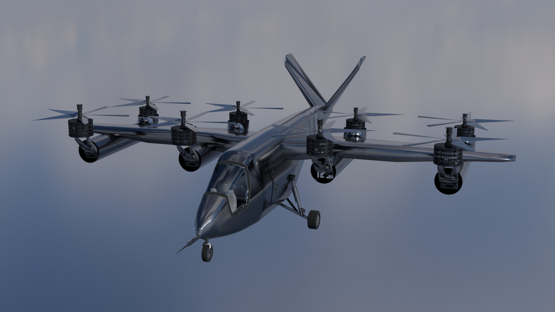 vertical aerospace vx4 aircraft 3D model_3