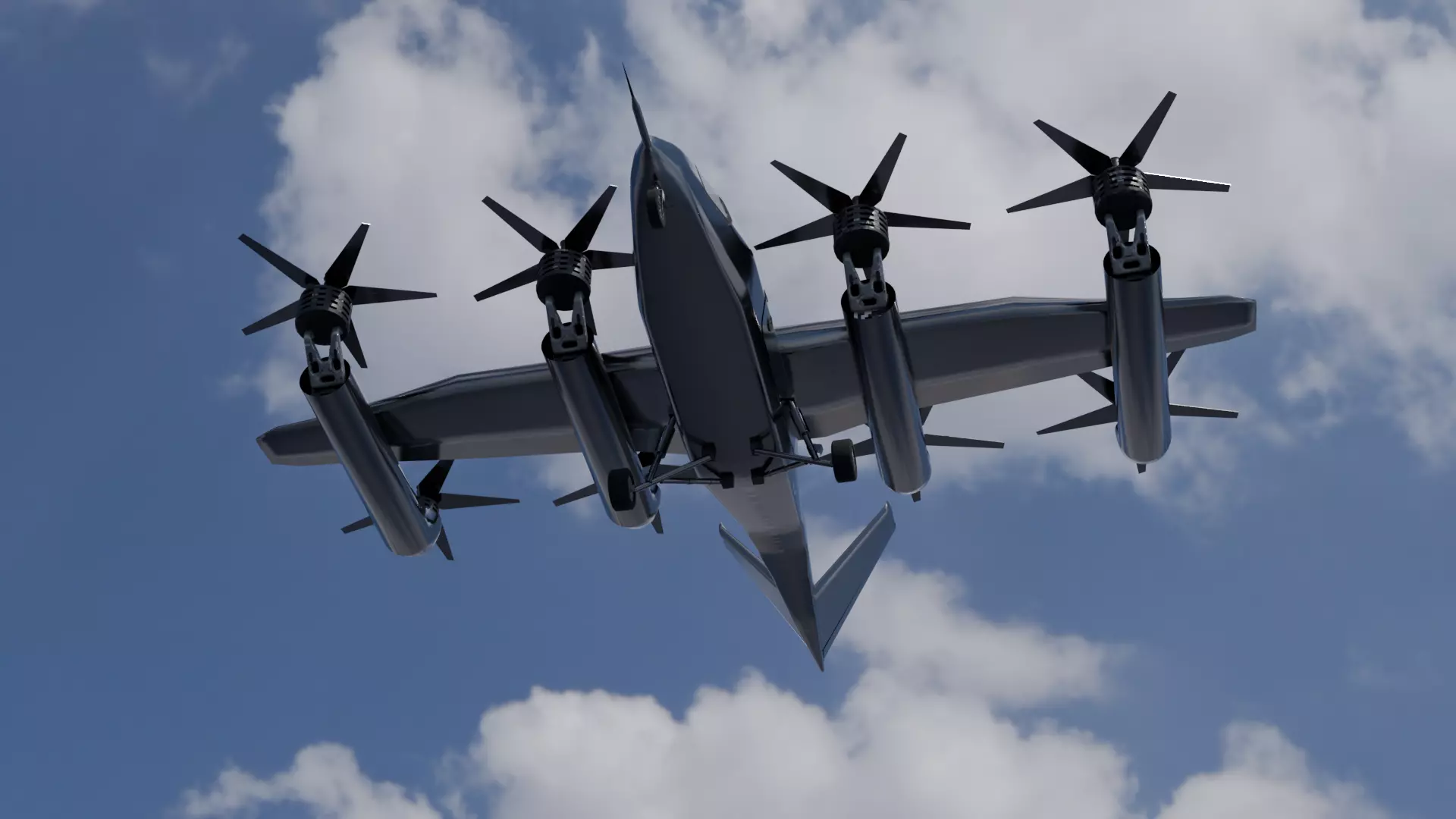 vertical aerospace vx4 aircraft 3D model_0