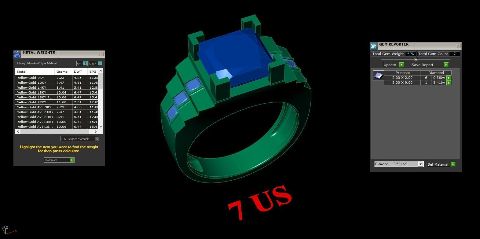 Man Ring New Design 2MR100 3D model_1