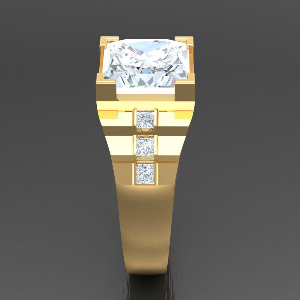 Man Ring New Design 2MR100 3D model_13