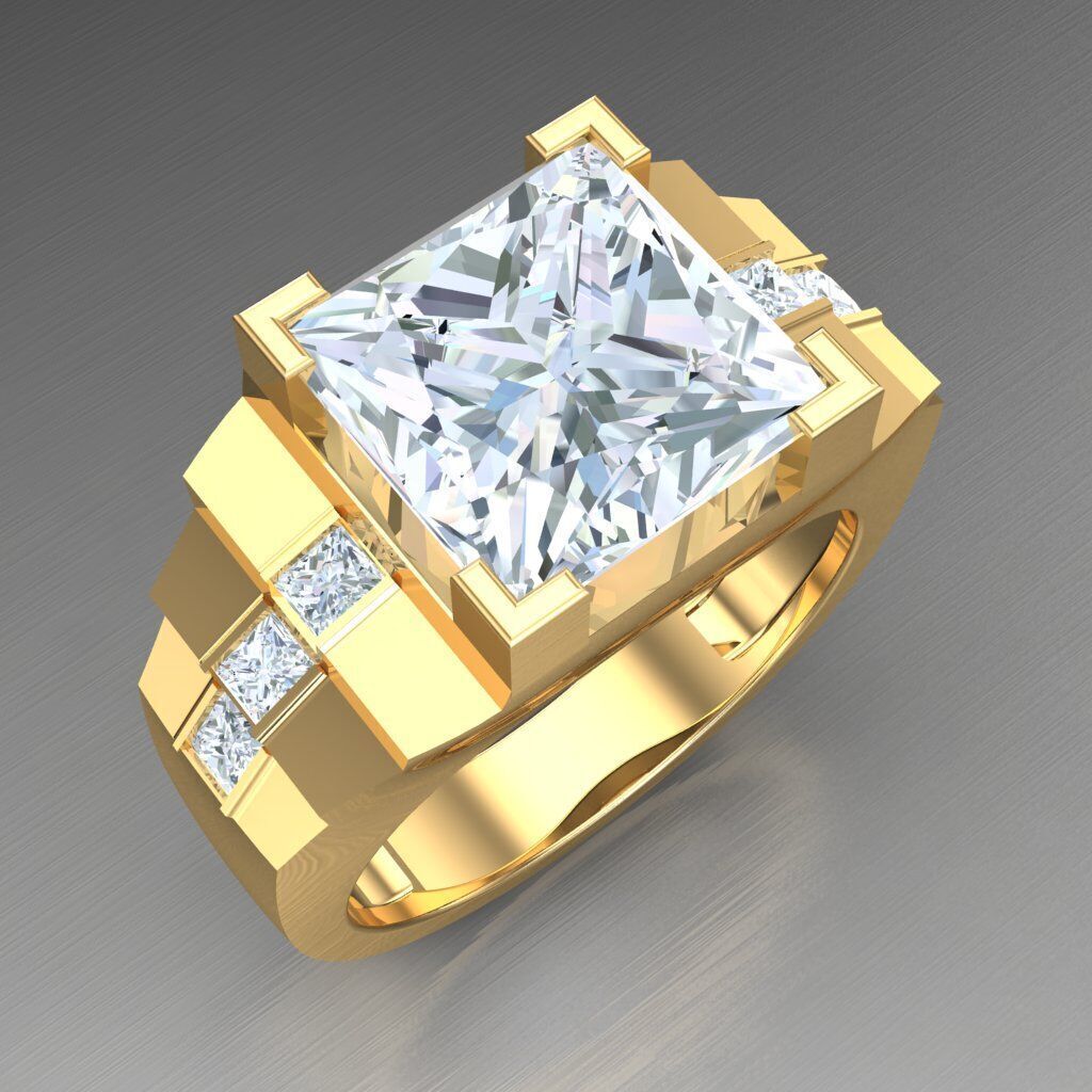 Man Ring New Design 2MR100 3D model_11