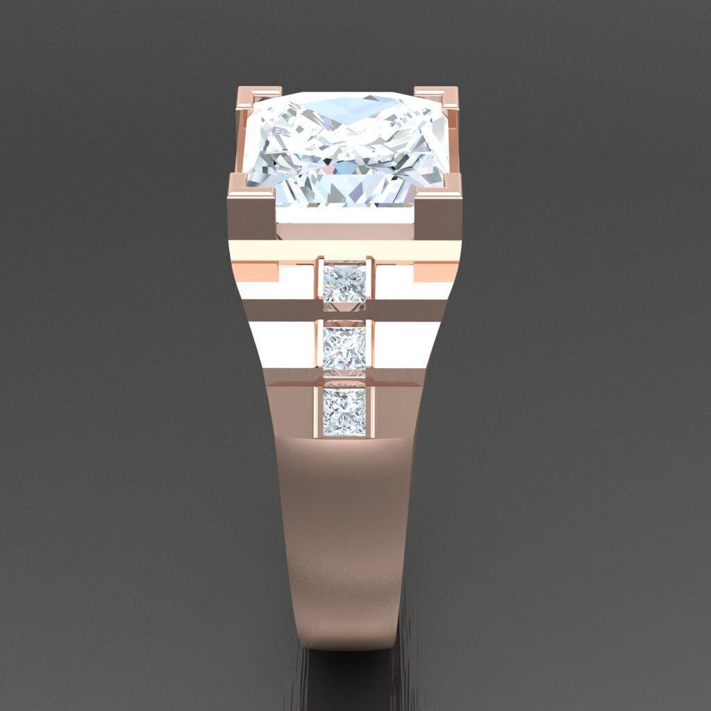 Man Ring New Design 2MR100 3D model_12