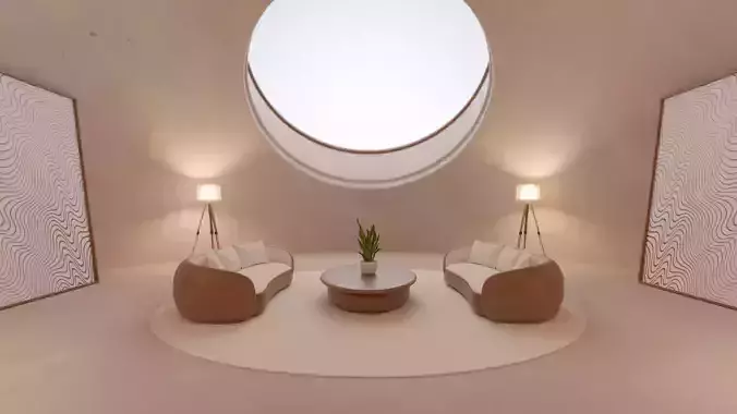 Metaverse Environment 04 - Baked