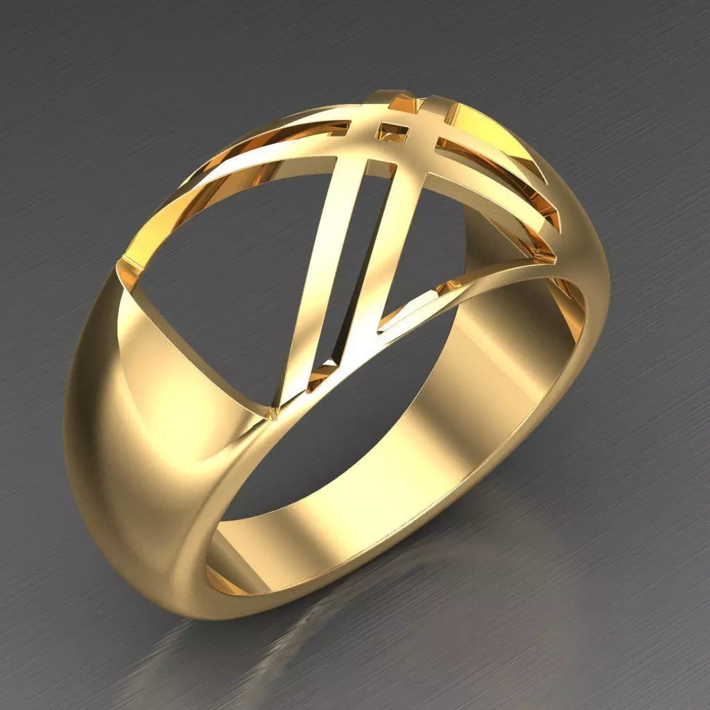 Man Ring New Design 2MR091 3D model_0