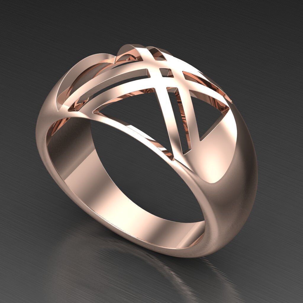 Man Ring New Design 2MR091 3D model_5