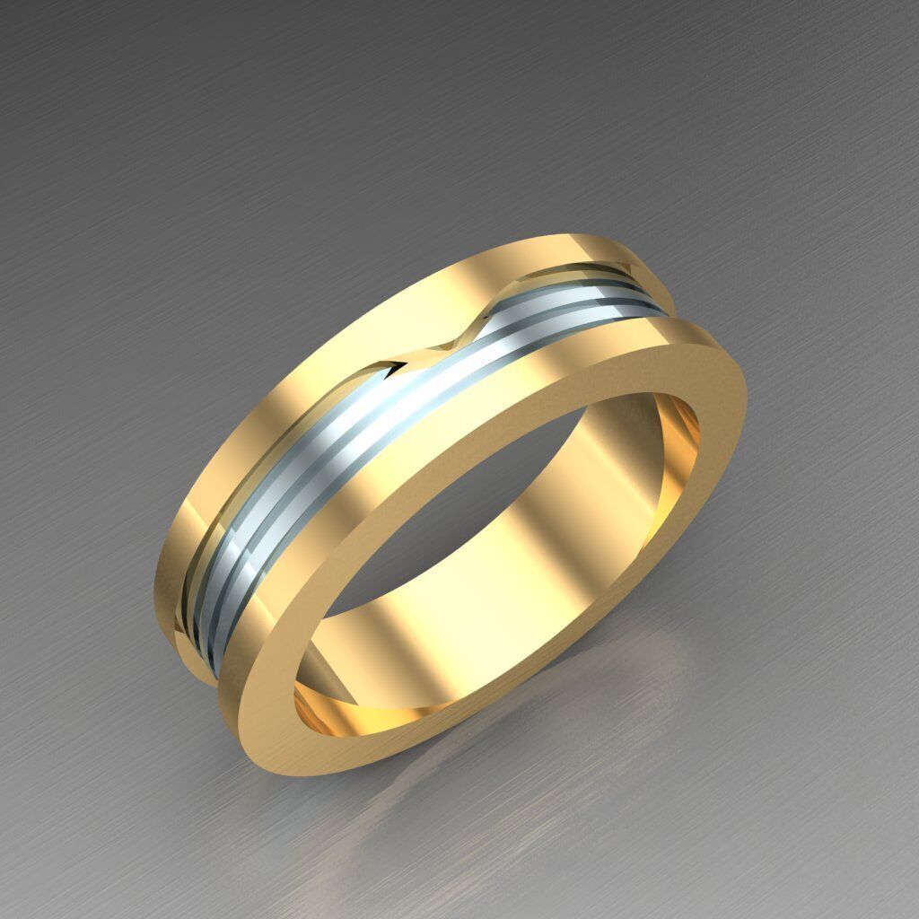 Man Ring New Design 2MR087 3D model_10