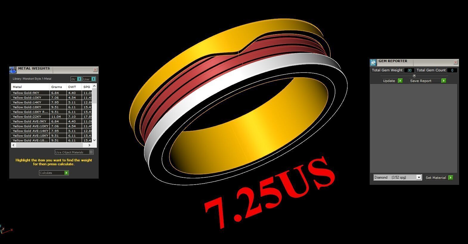 Man Ring New Design 2MR087 3D model_1