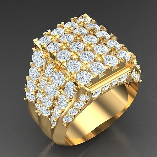 Man Ring New Design 2MR080 3D print model