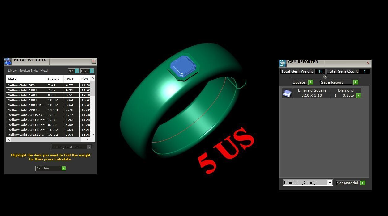 Man Ring New Design 2MR079 3D print model_1