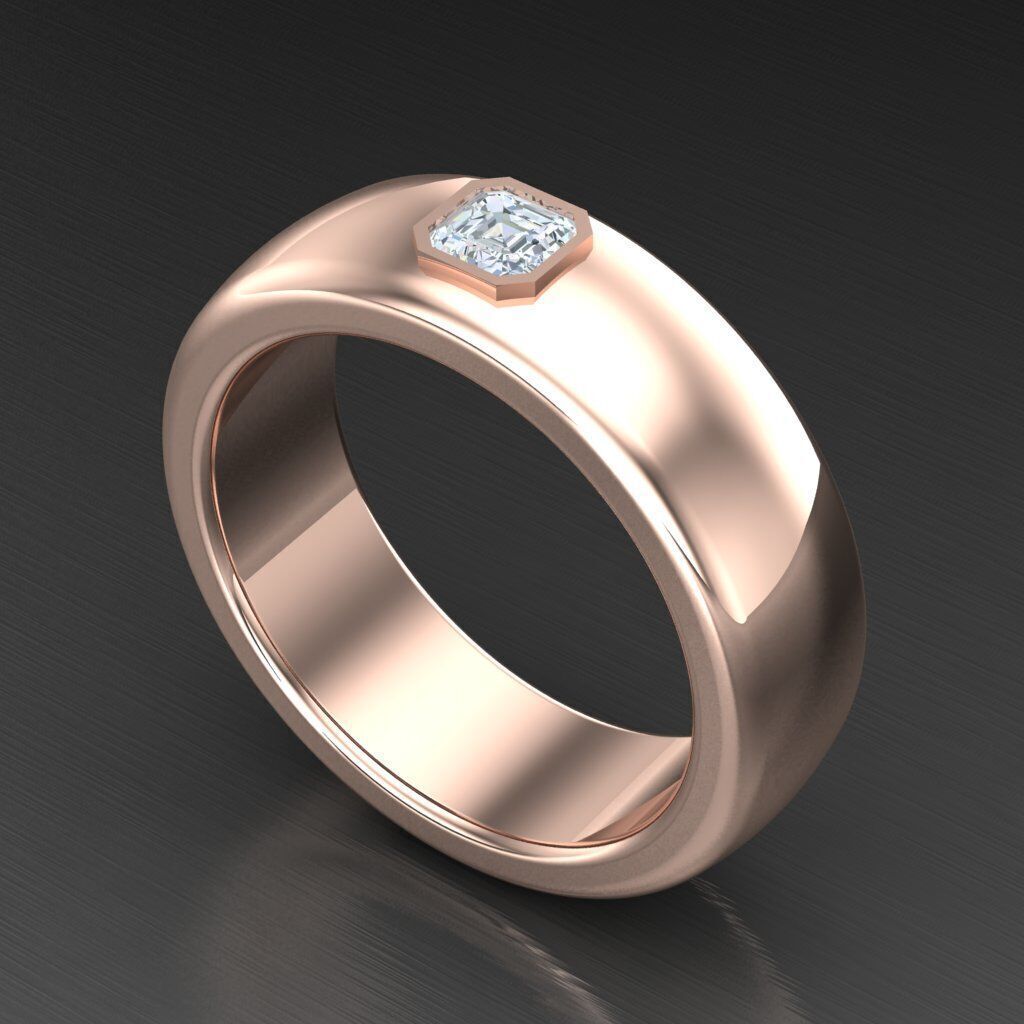 Man Ring New Design 2MR079 3D print model_5