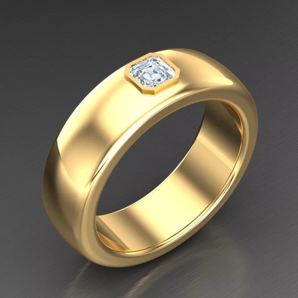 Man Ring New Design 2MR079 3D print model_0
