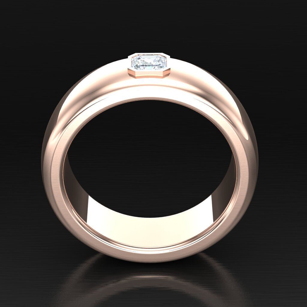 Man Ring New Design 2MR079 3D print model_3