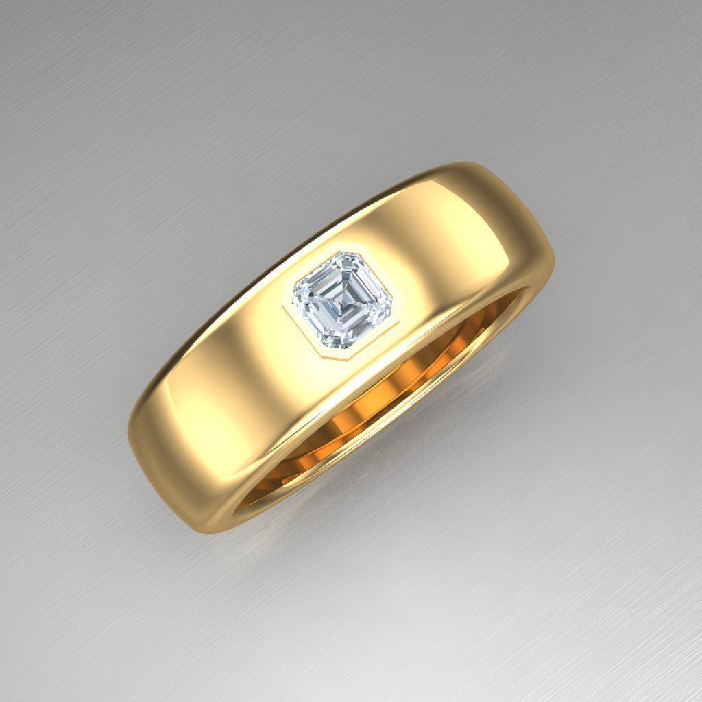 Man Ring New Design 2MR079 3D print model_10