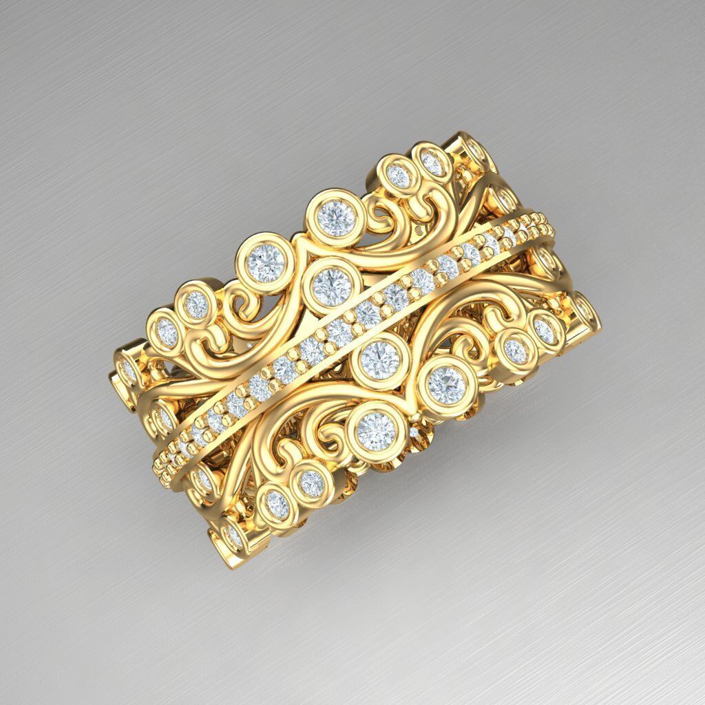 Man Ring New Design 2MR078 3D print model_10