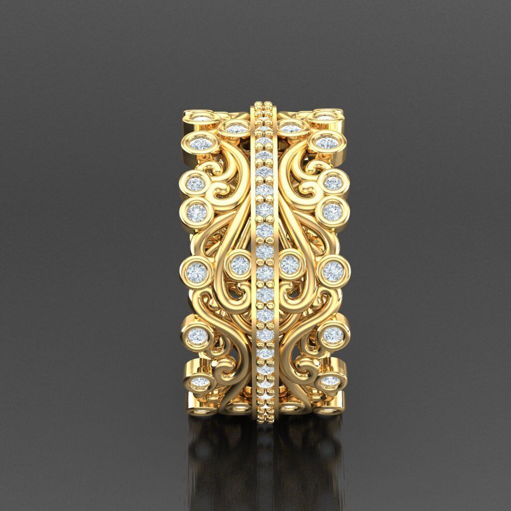 Man Ring New Design 2MR078 3D print model_12