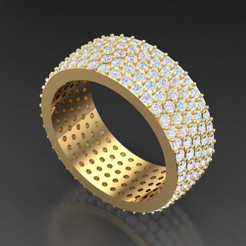 Man Ring New Design 2MR077 3D model_6