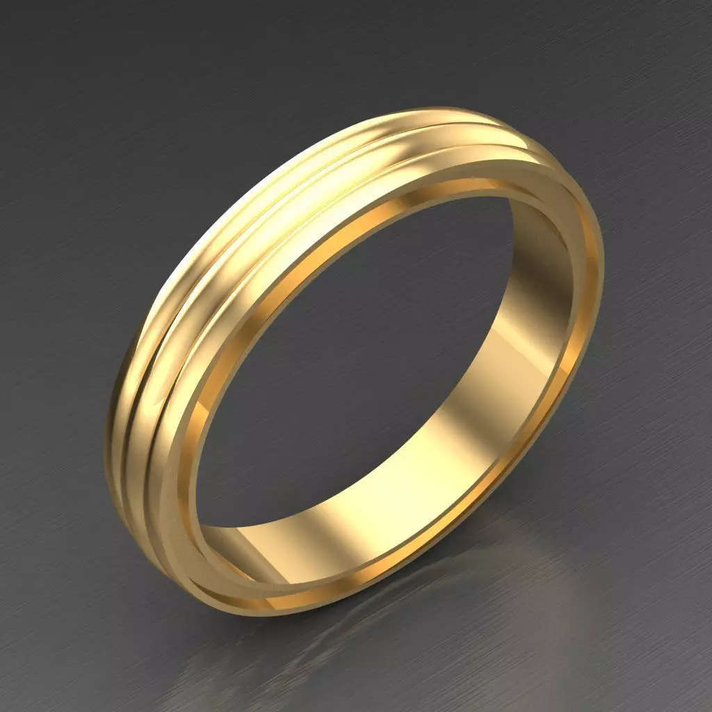 Man Ring New Design 2MR075 3D model_0