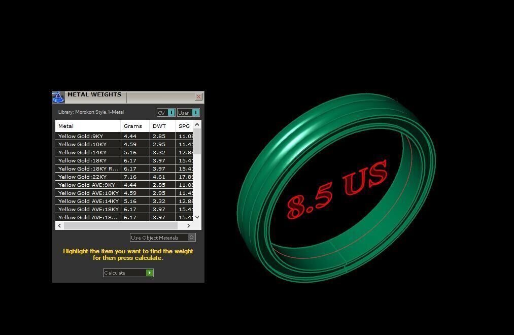 Man Ring New Design 2MR075 3D model_1