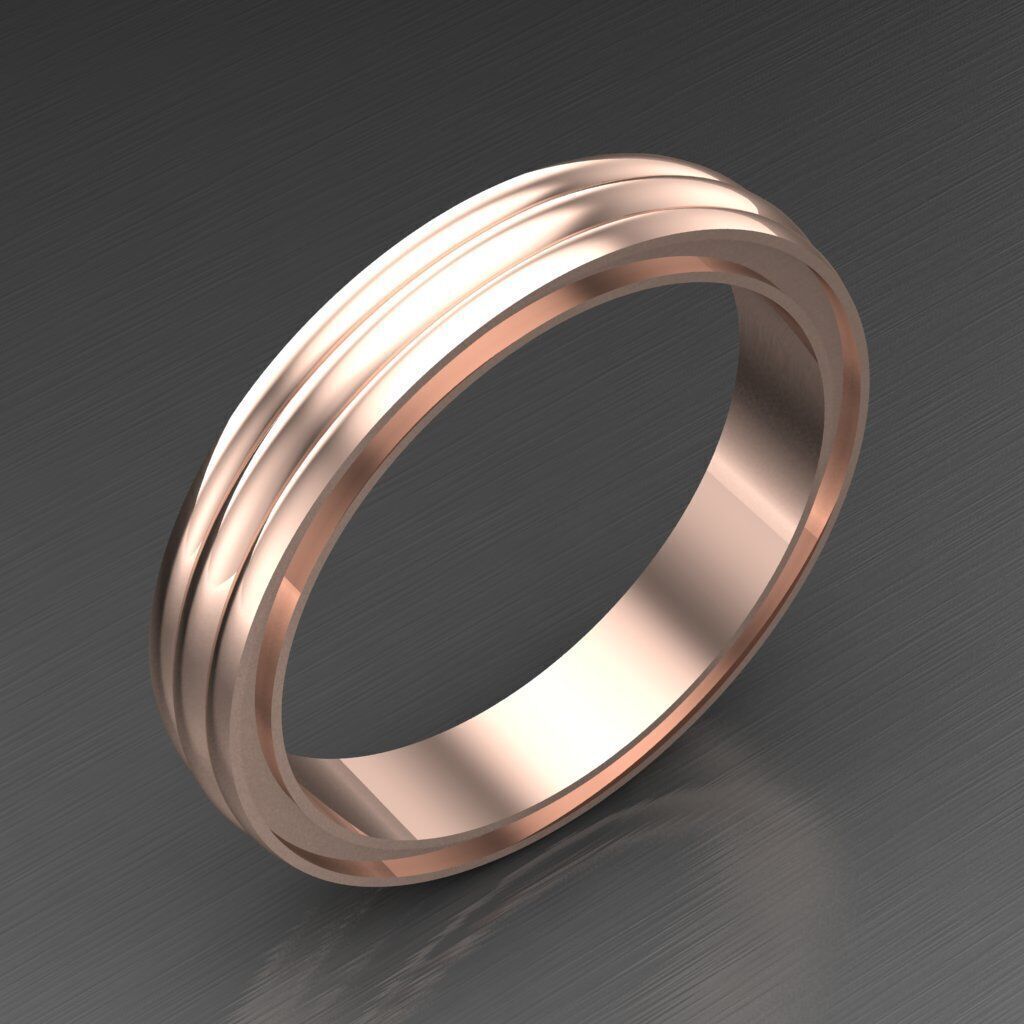 Man Ring New Design 2MR075 3D model_2