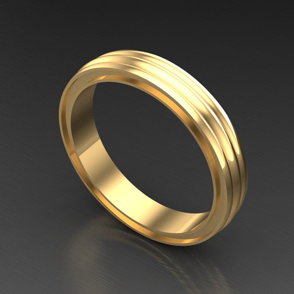 Man Ring New Design 2MR075 3D model_6