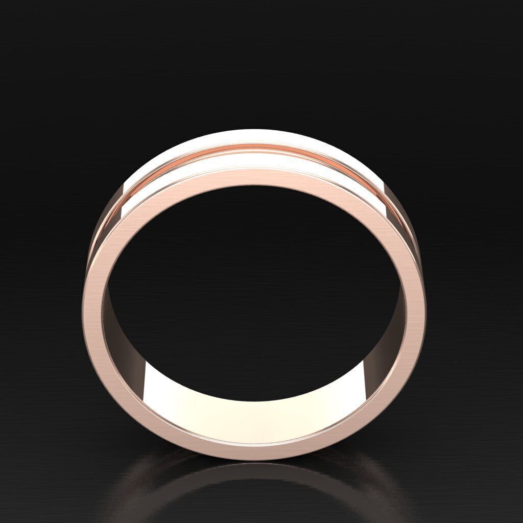 Man Ring New Design 2MR073 3D model_3