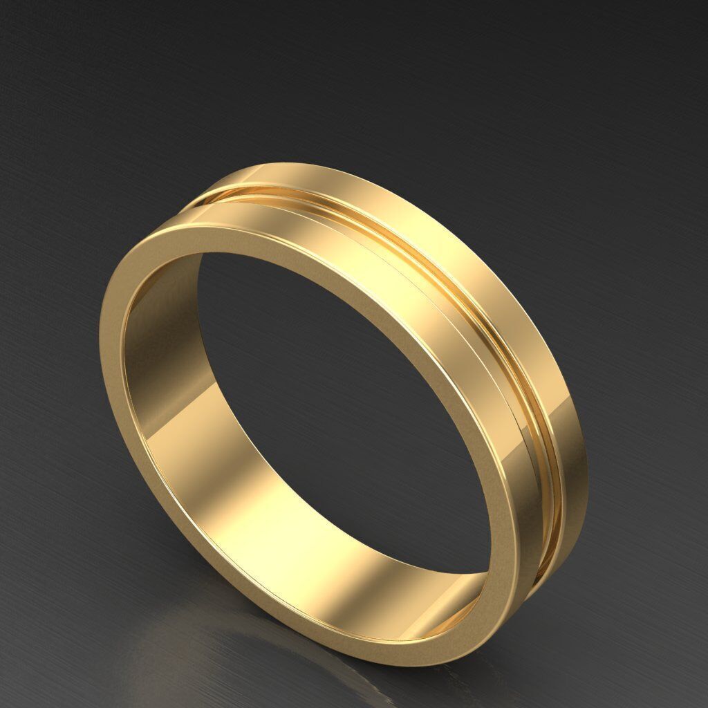 Man Ring New Design 2MR073 3D model_6