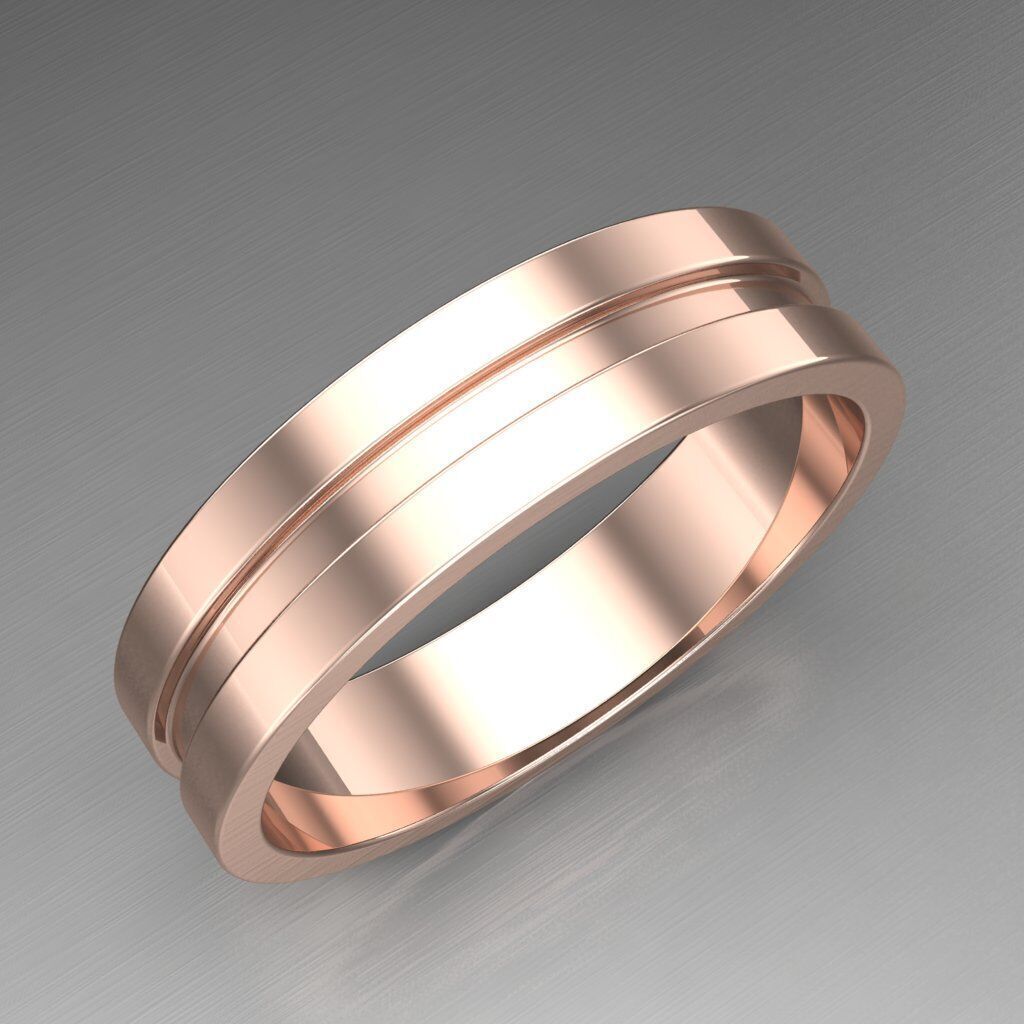 Man Ring New Design 2MR073 3D model_9
