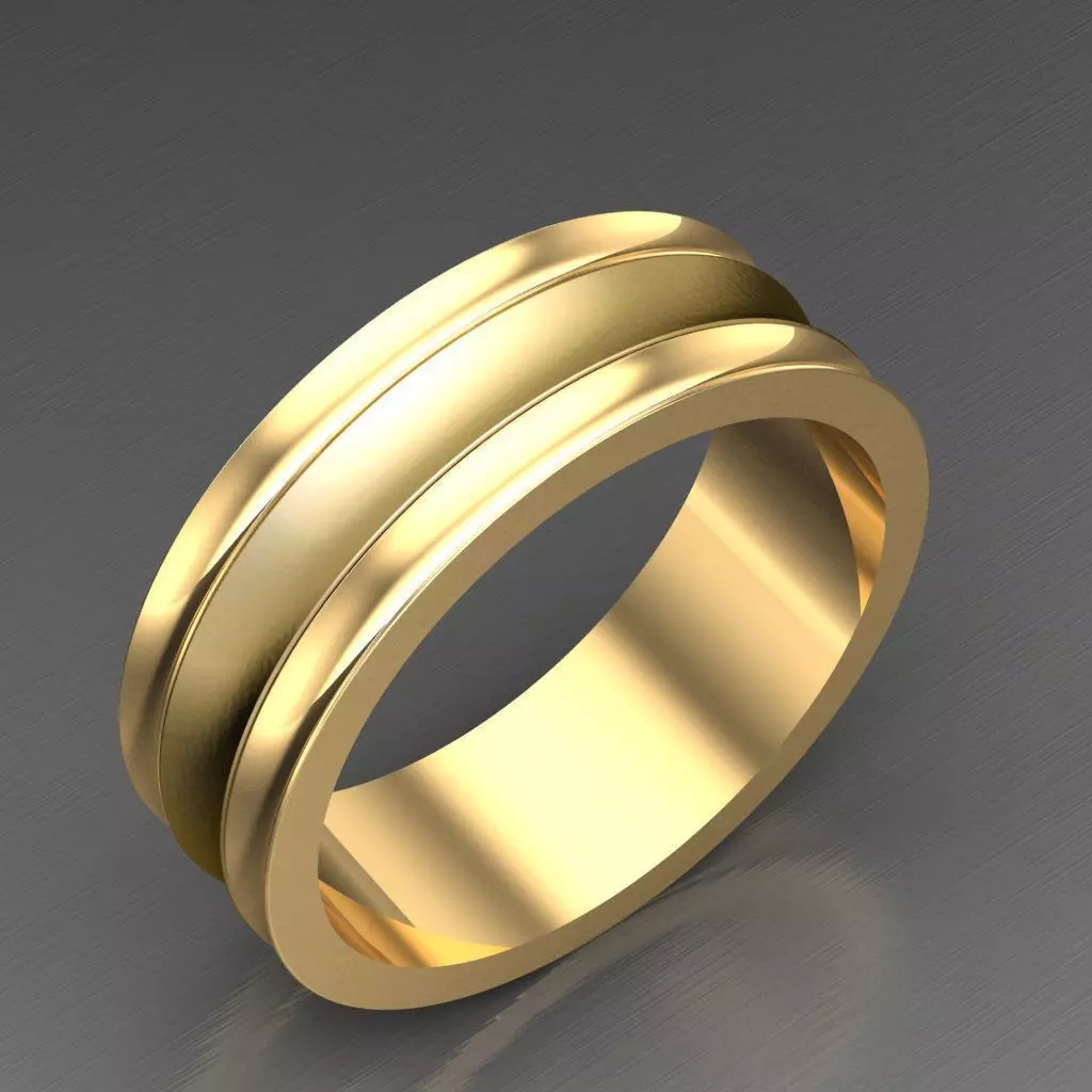 Man Ring New Design 2MR072 3D model_0