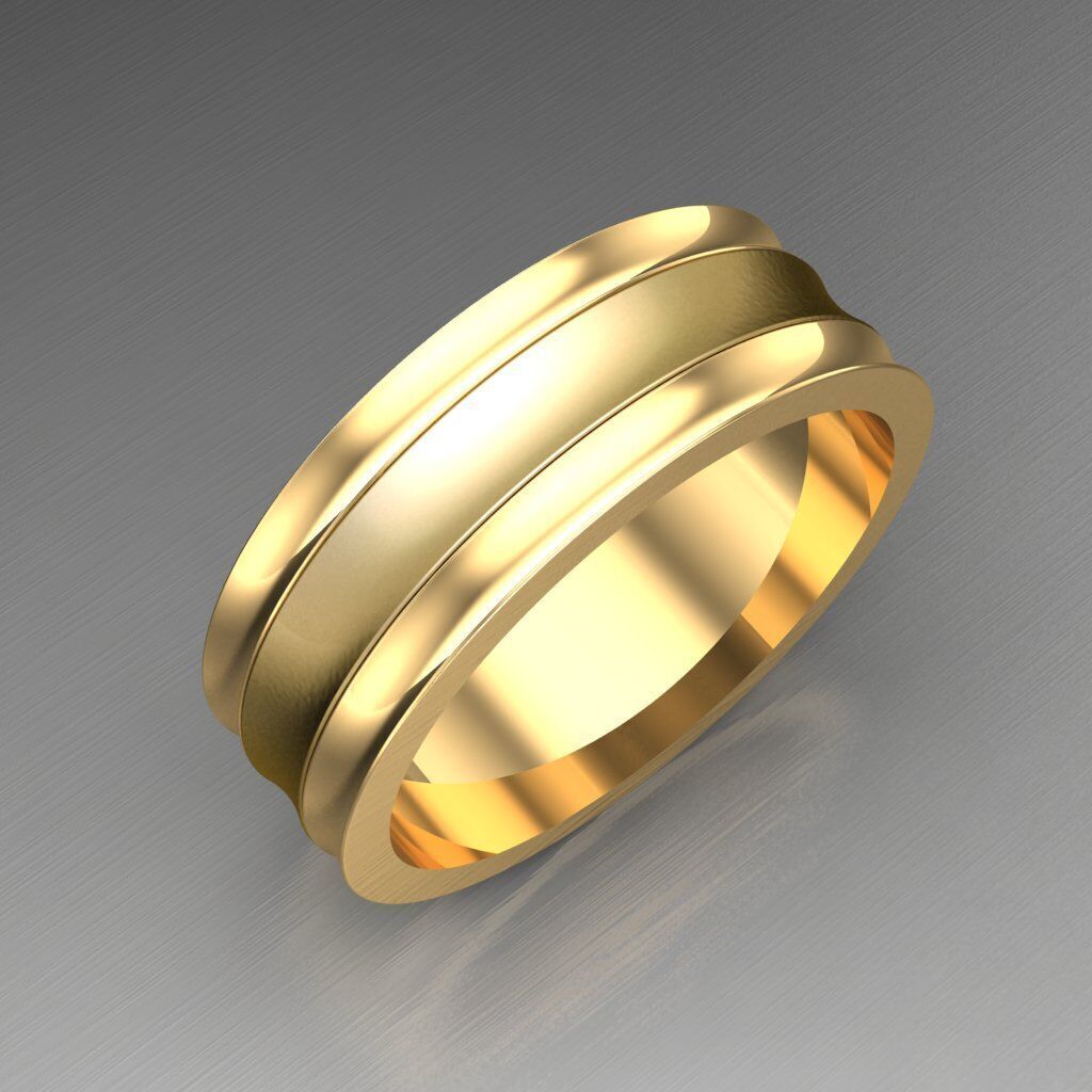 Man Ring New Design 2MR072 3D model_9